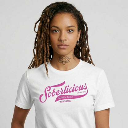 Soberlicious Sober T Shirt side view (view 6)