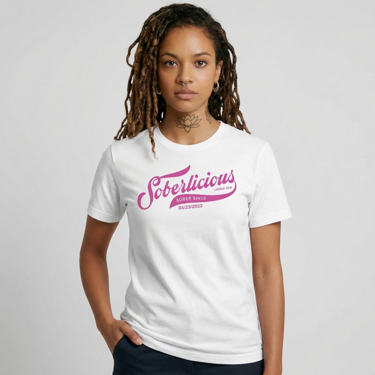 Soberlicious Sober T Shirt back view (view 7)