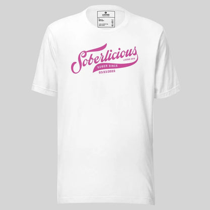 Soberlicious Sober T Shirt lifestyle view (view 5)