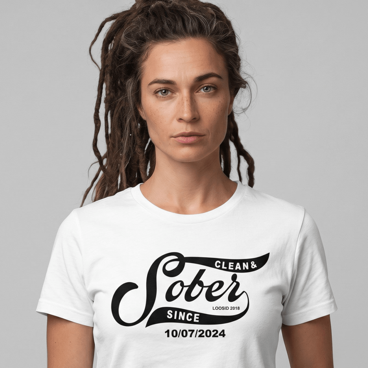 Sober Since Sober T Shirt lifestyle view (view 15)