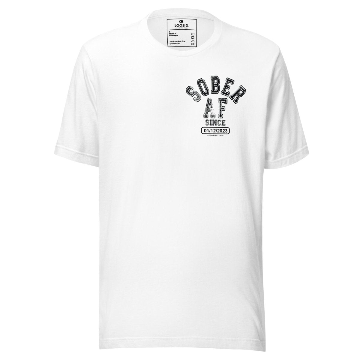 Sober AF Sober T Shirt packaging detail (view 8)