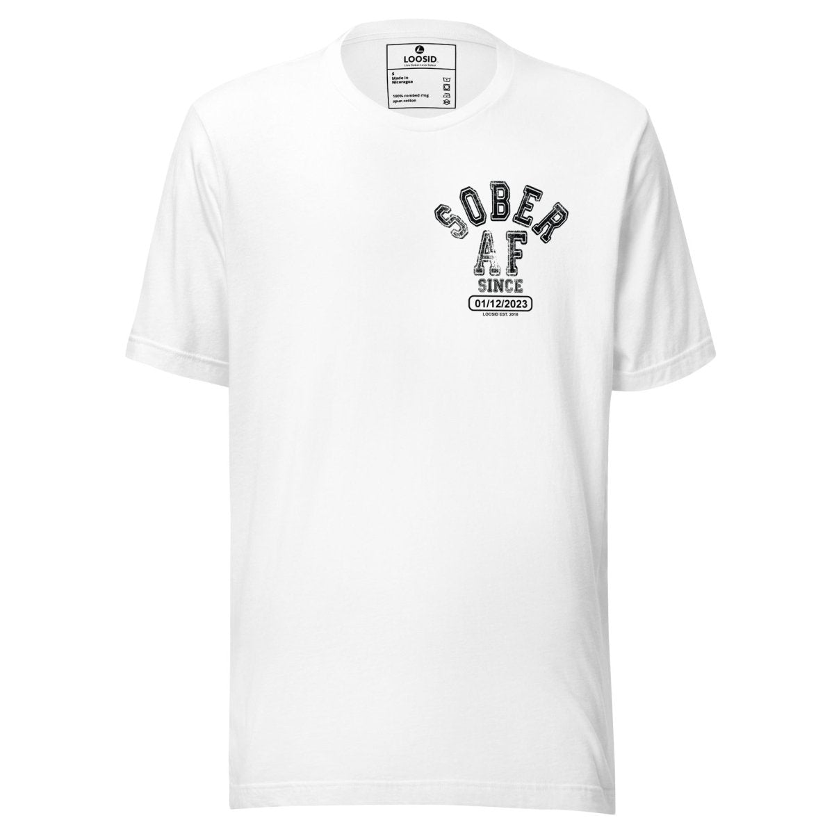 Sober AF Sober T Shirt packaging detail (view 8)