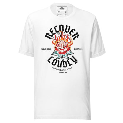 Recover Loudly Sober T Shirt side view (view 26)
