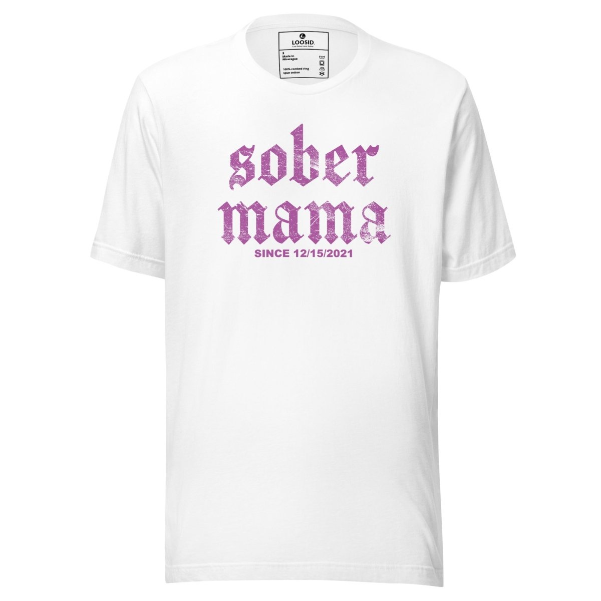 Sober Mama Sober T Shirt packaging detail (view 8)