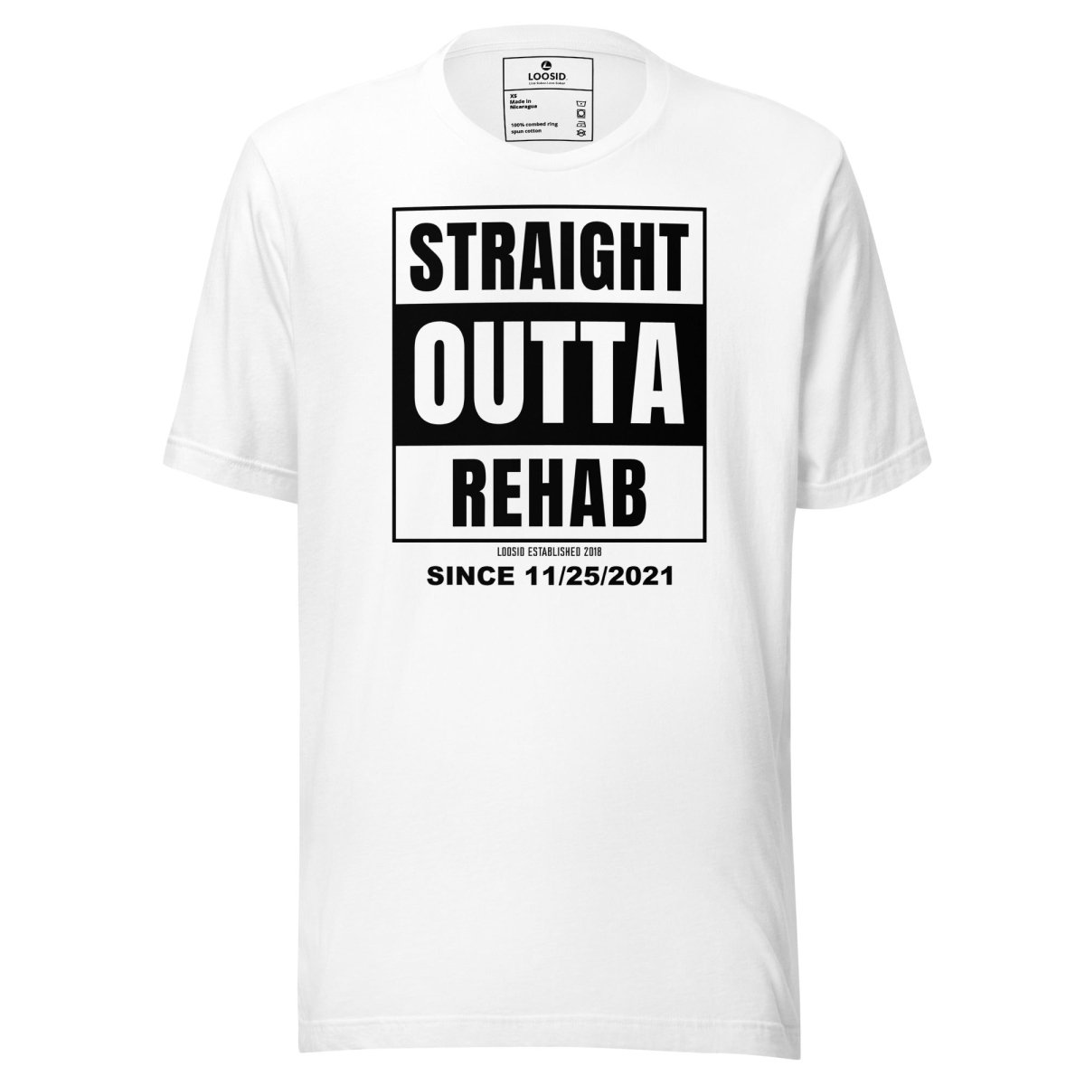 Straight Outta Rehab Sober T Shirt product photo (view 20)