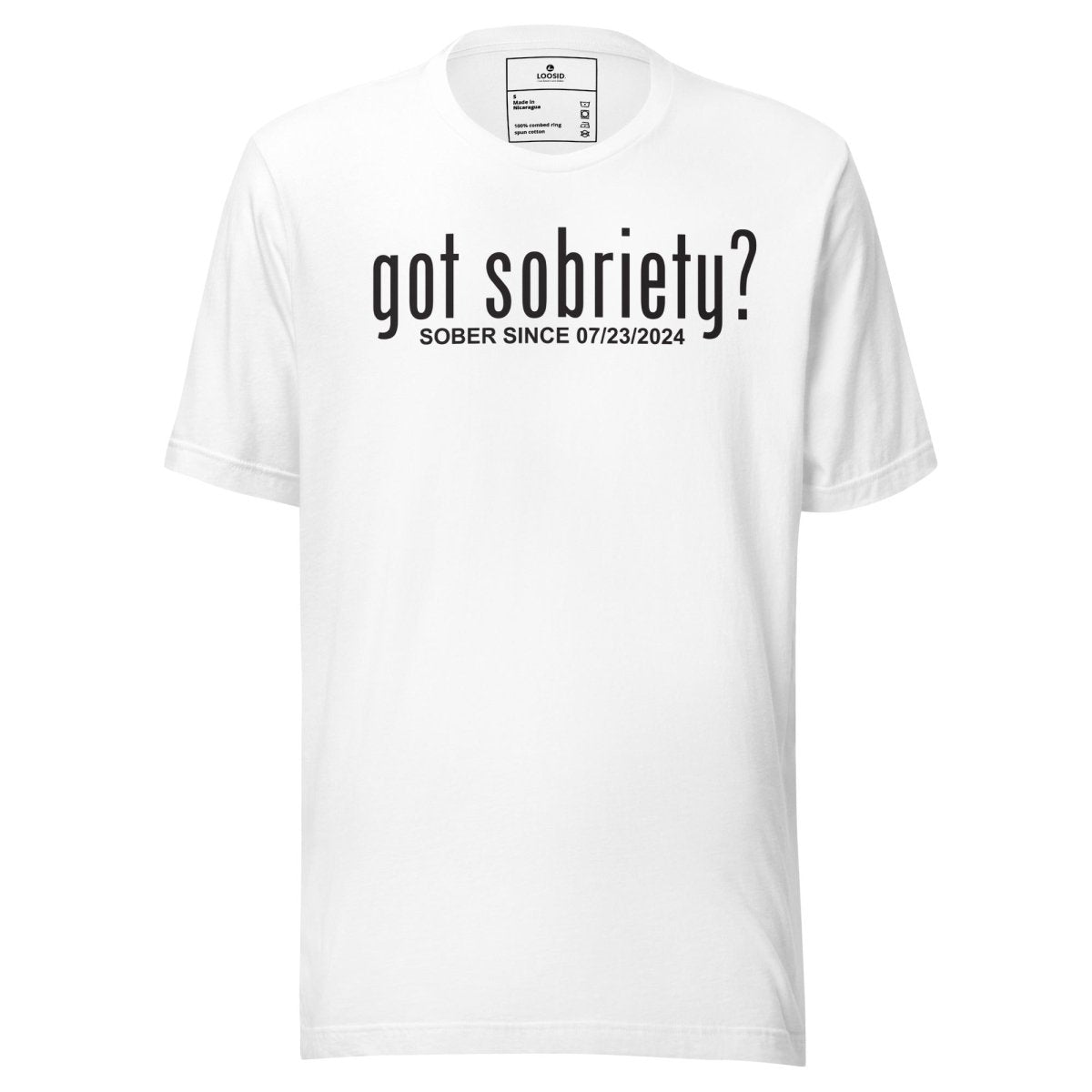 Got Sobriety Sober Since Sober T Shirt graphic detail (view 14)