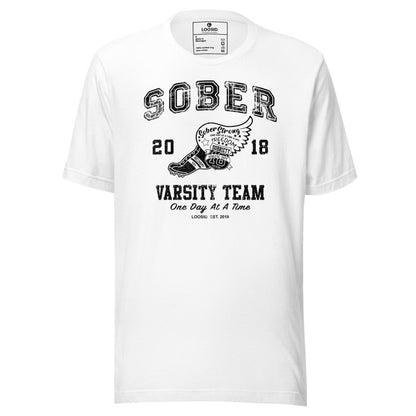 Sober Varsity Team Sober T Shirt packaging detail (view 8)