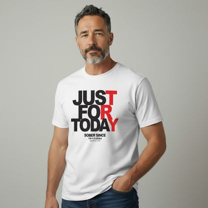 Just For today Sober T Shirt fit detail (view 19)