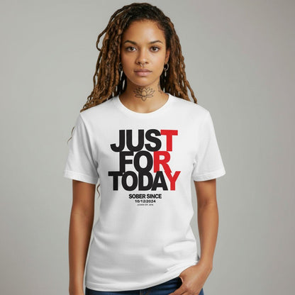 Just For today Sober T Shirt packaging detail (view 18)