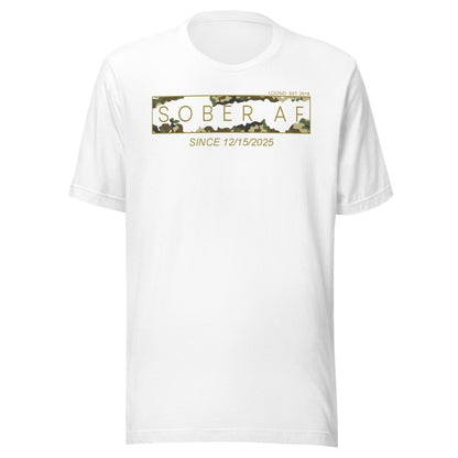 Sober AF Sober T Shirt back view (view 17)