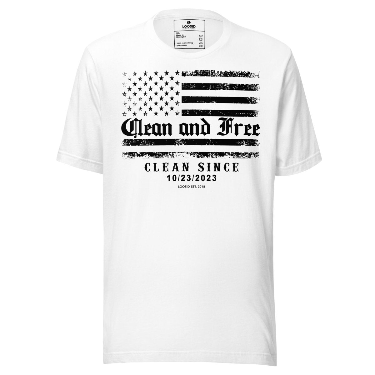 Clean and Free Sober T Shirt product photo (view 20)