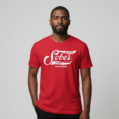 Sober Since Sober T Shirt side view (view 16)