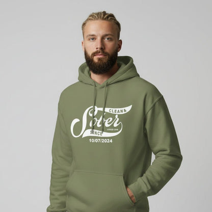 Sober Since Recovery Hoodie graphic detail (view 24)