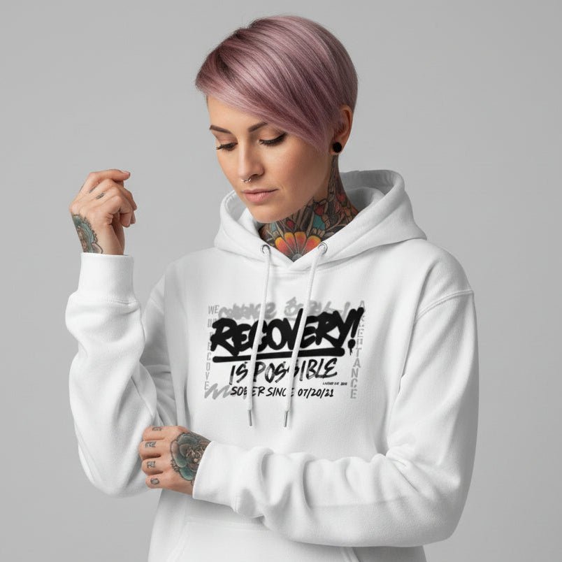 Recovery Is Possible for Women Recovery Hoodie graphic detail (view 34)