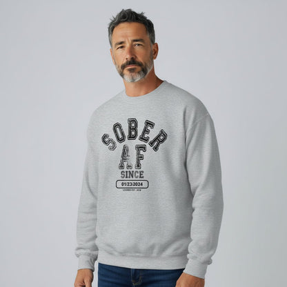 Sobriety Recovery Hoodie lifestyle view (view 5)
