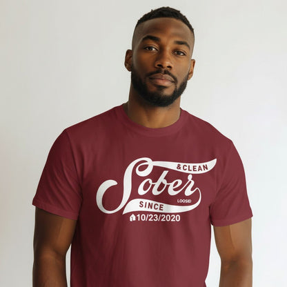 Sober Since Sober T Shirt product photo (view 10)