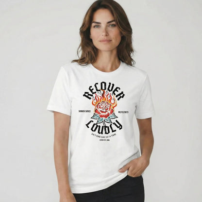 Recover Loudly Sober T Shirt side view (view 26)