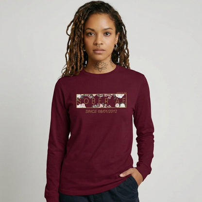 Sober AF Flower Long Sleeve Sober T Shirt graphic detail (view 14)