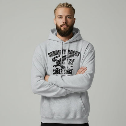 Sober Since Recovery Hoodie packaging detail (view 28)