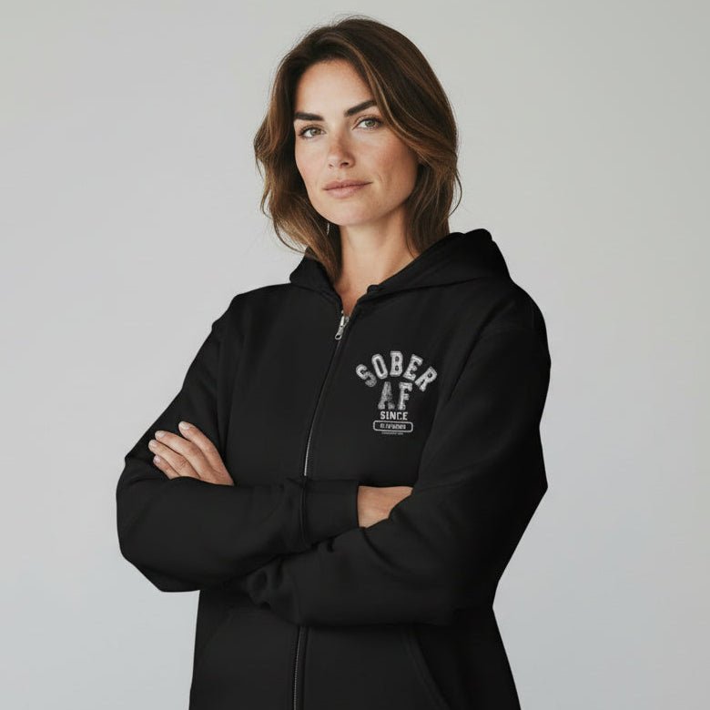 Zip Recovery Hoodie graphic detail (view 4)