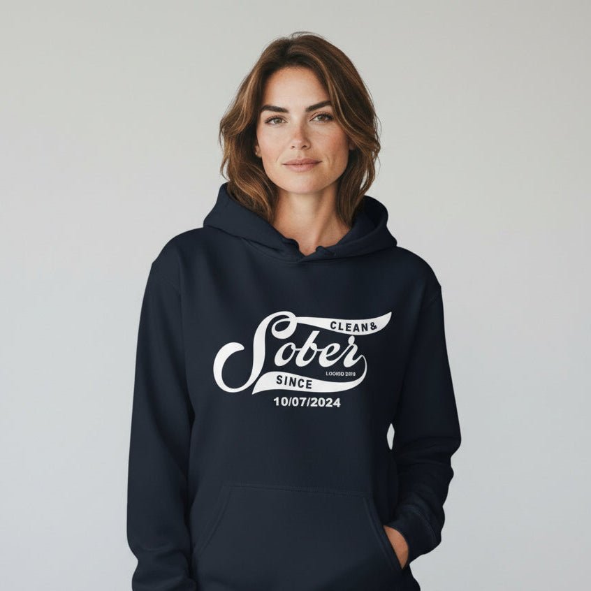 Sober Since Recovery Hoodie graphic detail (view 14)