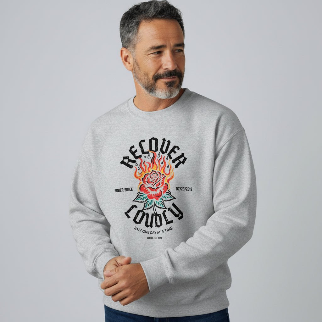 Sobriety Recovery Hoodie graphic detail (view 24)