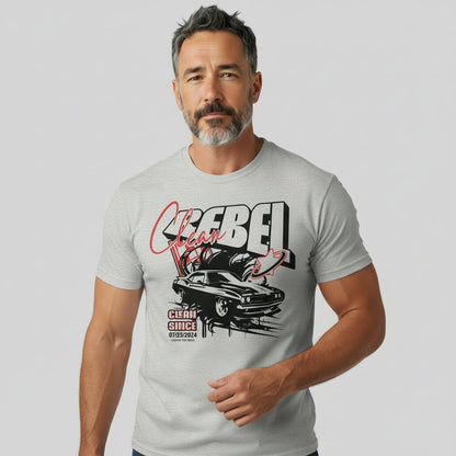 Clean Rebel Sober T Shirt side view (view 16)