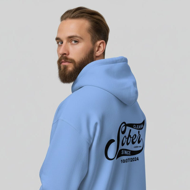 Sober Since Recovery Hoodie featuring the design (view 31)