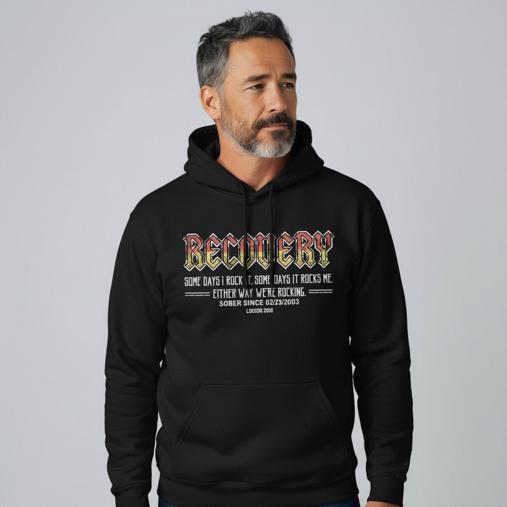 Recovery Rocks Recovery Hoodie product photo (view 10)