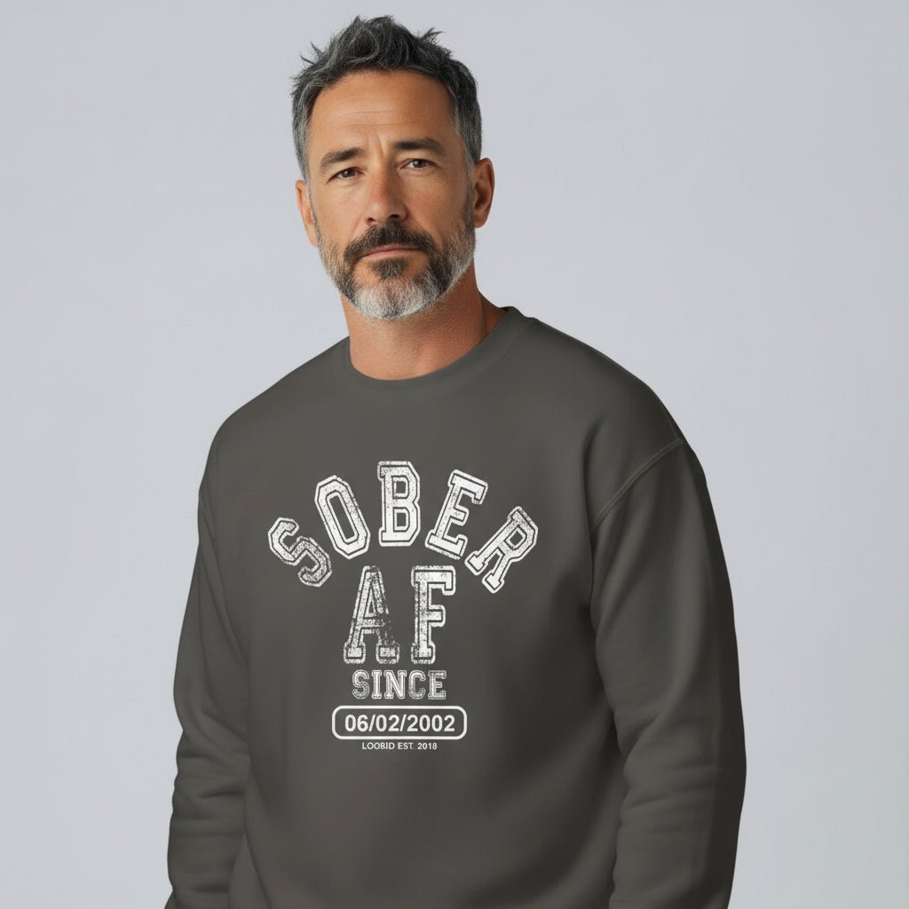Sobriety Recovery Hoodie side view (view 16)