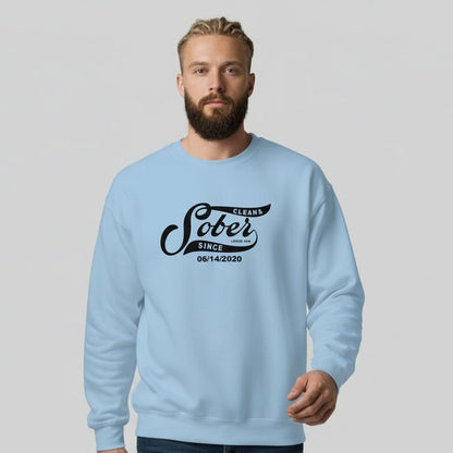 Sober Since Recovery Hoodie fit detail (view 29)
