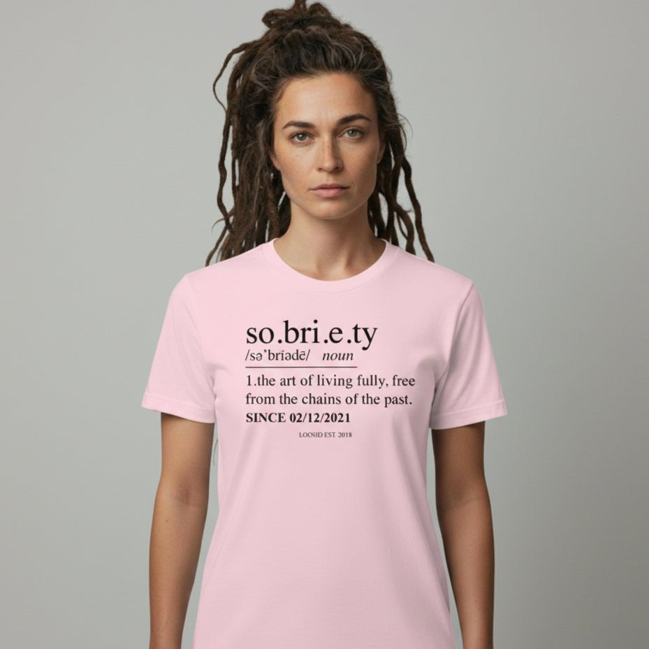 Sobriety Definition Sober T Shirt graphic detail (view 24)