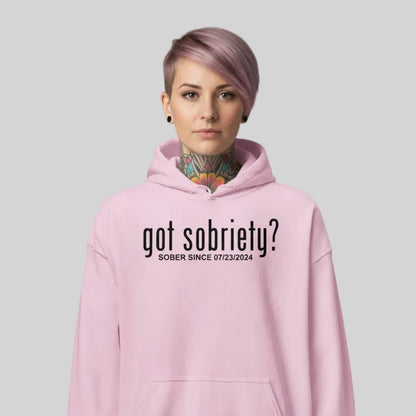 Got Sobriety Recovery Hoodie featuring the design (view 41)