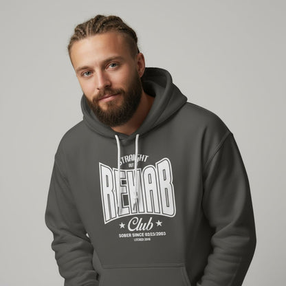 Rehab Recovery Hoodie back view (view 17)