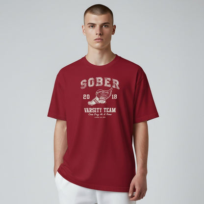 Sober Varsity Men's Sober Sober T Shirt product photo (view 10)