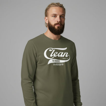 Clean Since Long Sleeve Sober T Shirt packaging detail (view 18)