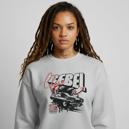 Clean Since Recovery Hoodie flat lay styled image (view 13)
