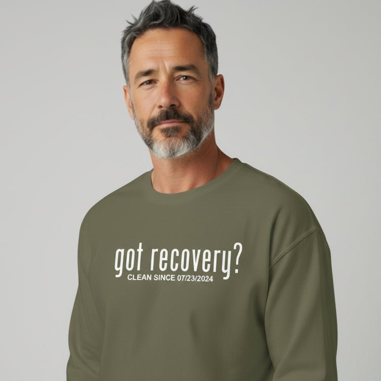 Got Recovery Long Sleeve Sober T Shirt back view (view 17)