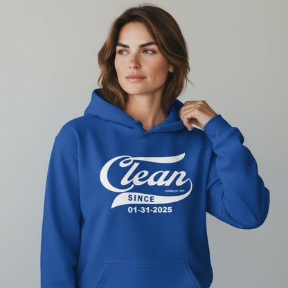 Clean Since Sober Recovery Hoodie product photo (view 20)