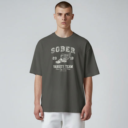 Sober Varsity Men's Sober Sober T Shirt graphic detail (view 14)