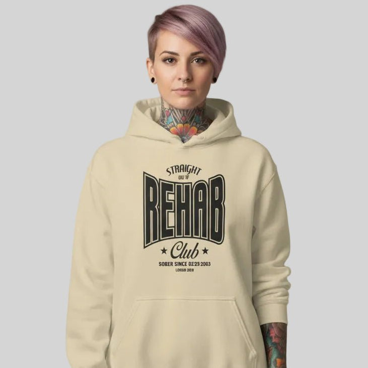 Rehab Recovery Hoodie featuring the design (view 21)