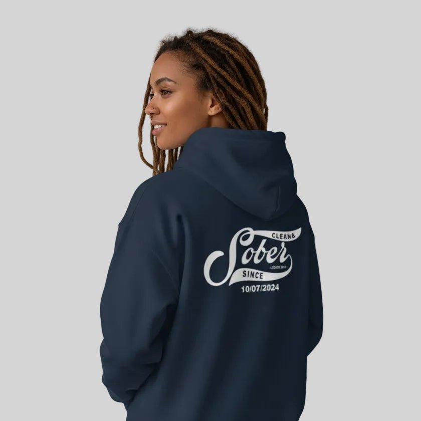 Sober Since Recovery Hoodie graphic detail (view 14)