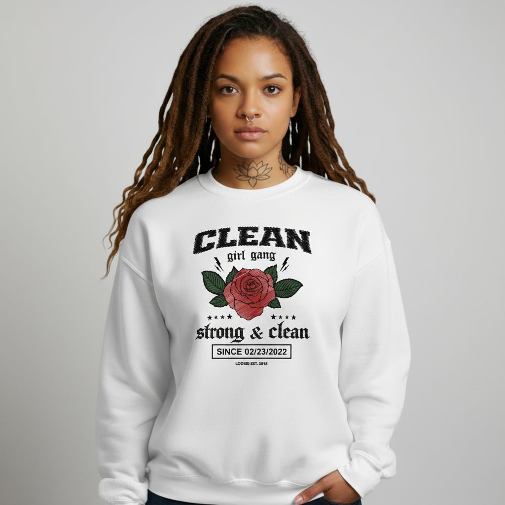 Strong & Clean Personalized Recovery Recovery Hoodie close-up view (view 32)