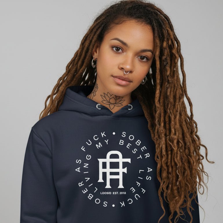 Living My Best Life Recovery Hoodie graphic detail (view 14)