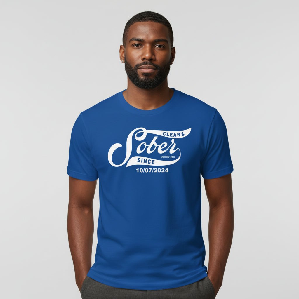 Sober Since Sober T Shirt product photo (view 20)
