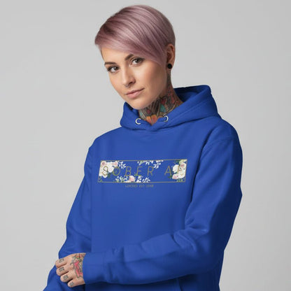 Sober AF Flower Recovery Hoodie product photo (view 10)