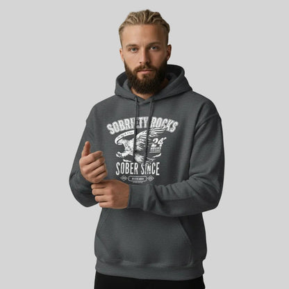 Sober Since Recovery Hoodie graphic detail (view 24)