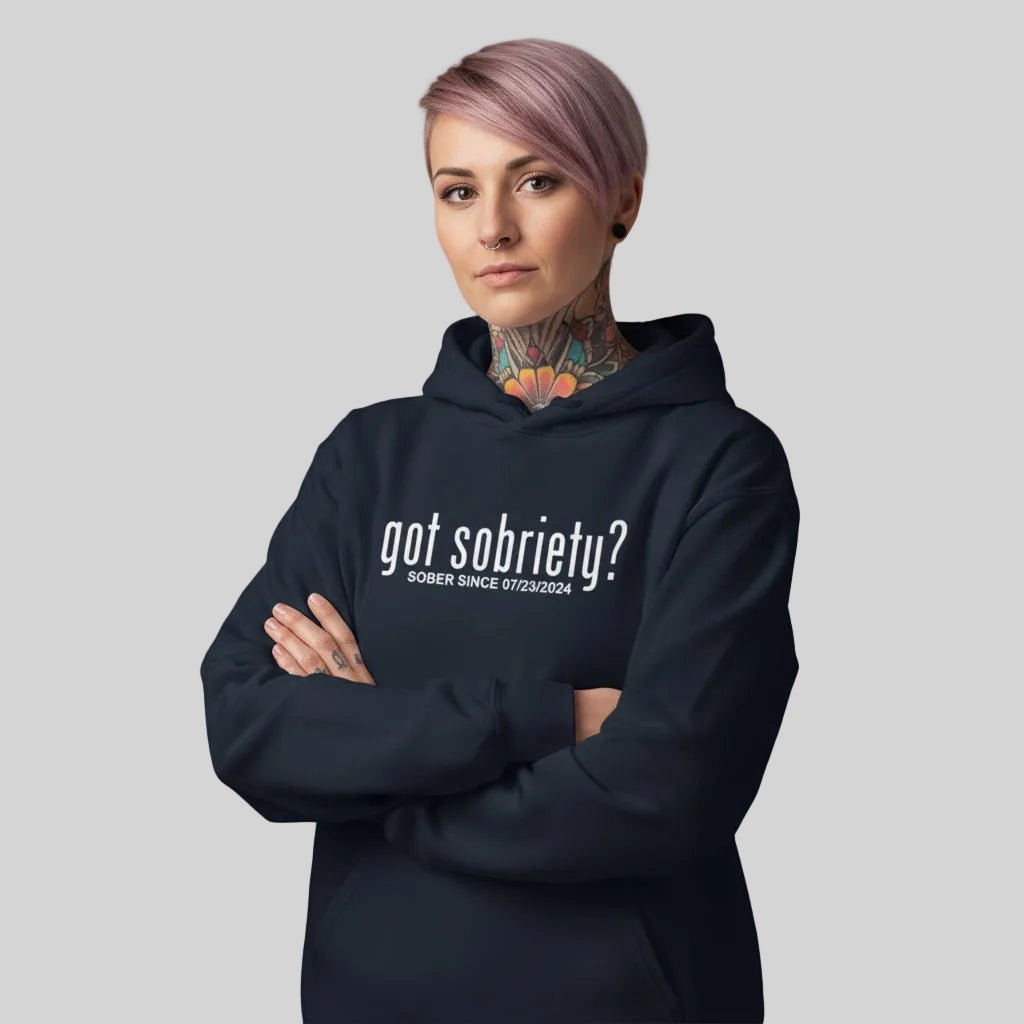 Got Sobriety Recovery Hoodie back view (view 17)