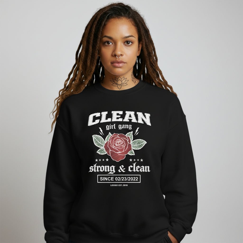 Strong & Clean Personalized Recovery Recovery Hoodie graphic detail (view 4)