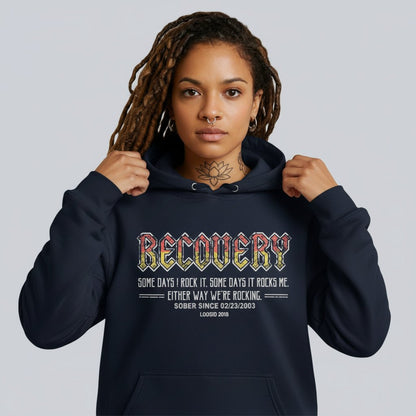 Recovery Rock Recovery Hoodie graphic detail (view 14)